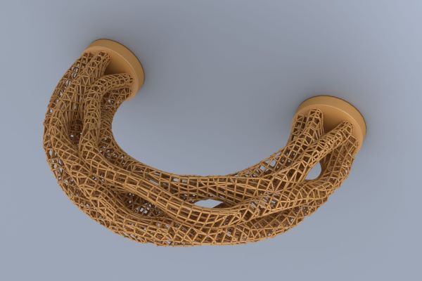 Thumbnail of Volumetric Michell Trusses for Parametric Design & Fabrication